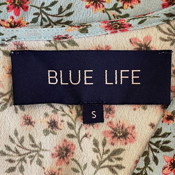 Blue Life x Planet Blue Yari Romper Sample Floral Cutout Women's Small NWT - Picture 6 of 10